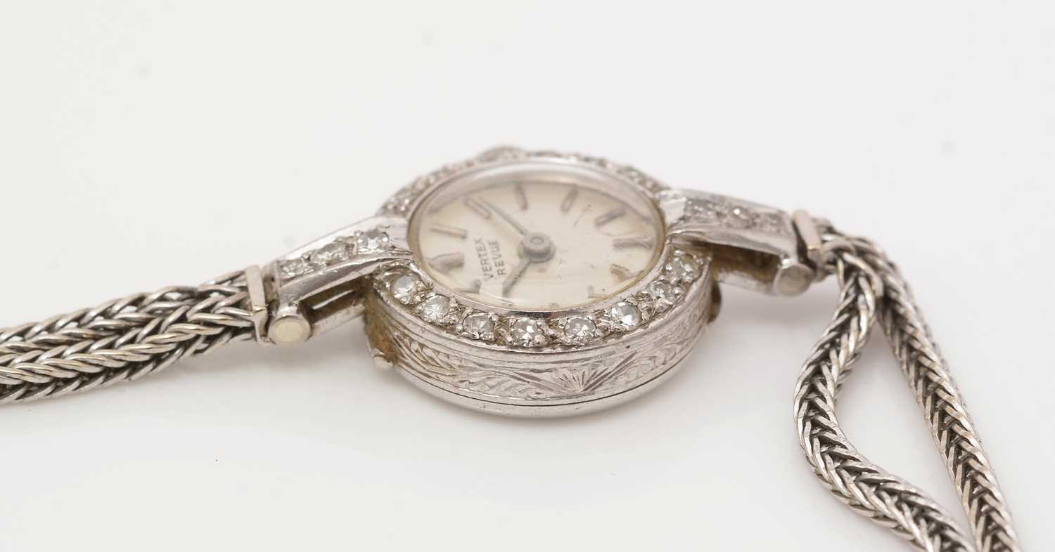 Vertex, Geneve: a diamond set cocktail watch, - Bild 3 aus 7