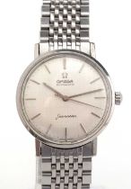 Omega Automatic Seamaster: a steel cased wristwatch, ref 1061,
