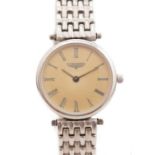 Longines La Grande Classique: a steel-cased lady's wristwatch,