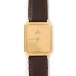 Omega: an 18ct yellow gold cased wristwatch, ref 1365,