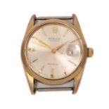 Rolex Oysterdate Precision: a gilt cased wristwatch, model 6694,