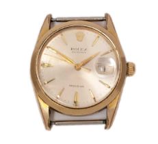 Rolex Oysterdate Precision: a gilt cased wristwatch, model 6694,