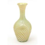 Tiffany iridescent glass vase
