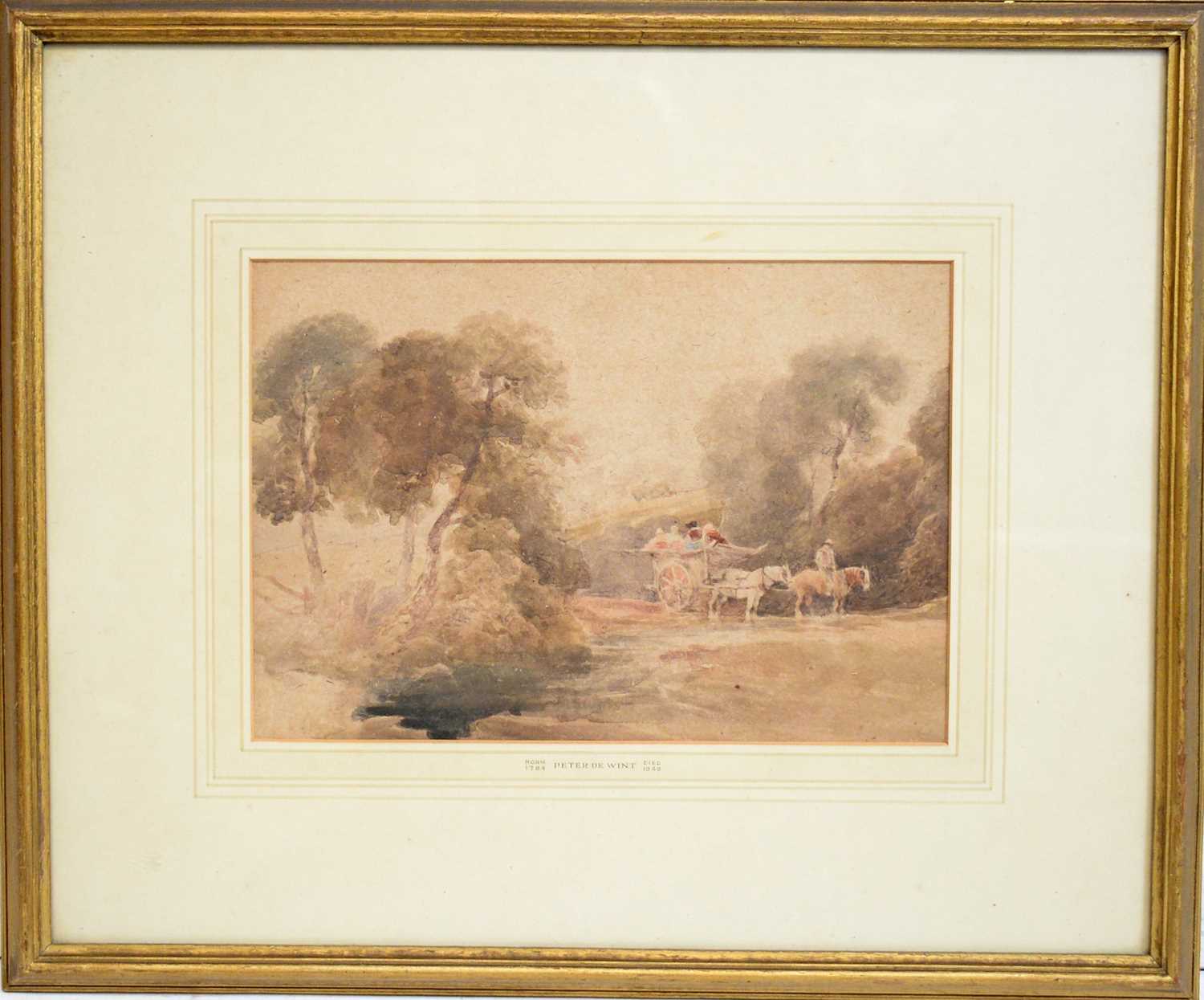 Attributed to Peter De Wint - watercolour