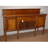 An early 20th Century mahogany breakfront sideboard.