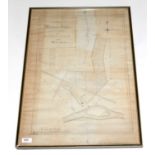 An 18th Century Northumberland town plan or map