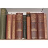 A selection of antiquarian books.