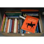 A selection of hardback books relating to horse riding