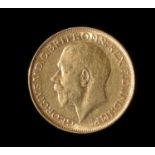 George V (1910-1936), gold Sovereign, 1913