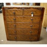 A Victorian jubilee mahogany chest