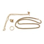 9ct yellow gold jewellery,