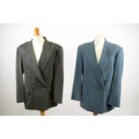Kenzo bomber jacket / Hugo Boss double-breasted wide-lapel suits