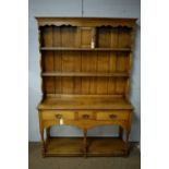 A small reproduction oak dresser