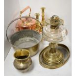 Brass items, various