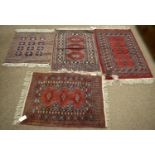 A selection of Bokhara mats.