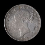 Victoria (1837-1901), Halfcrown 1874,