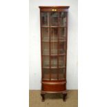 Bowfront display cabinet