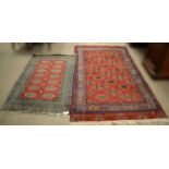 A selection of Bokhara carpets