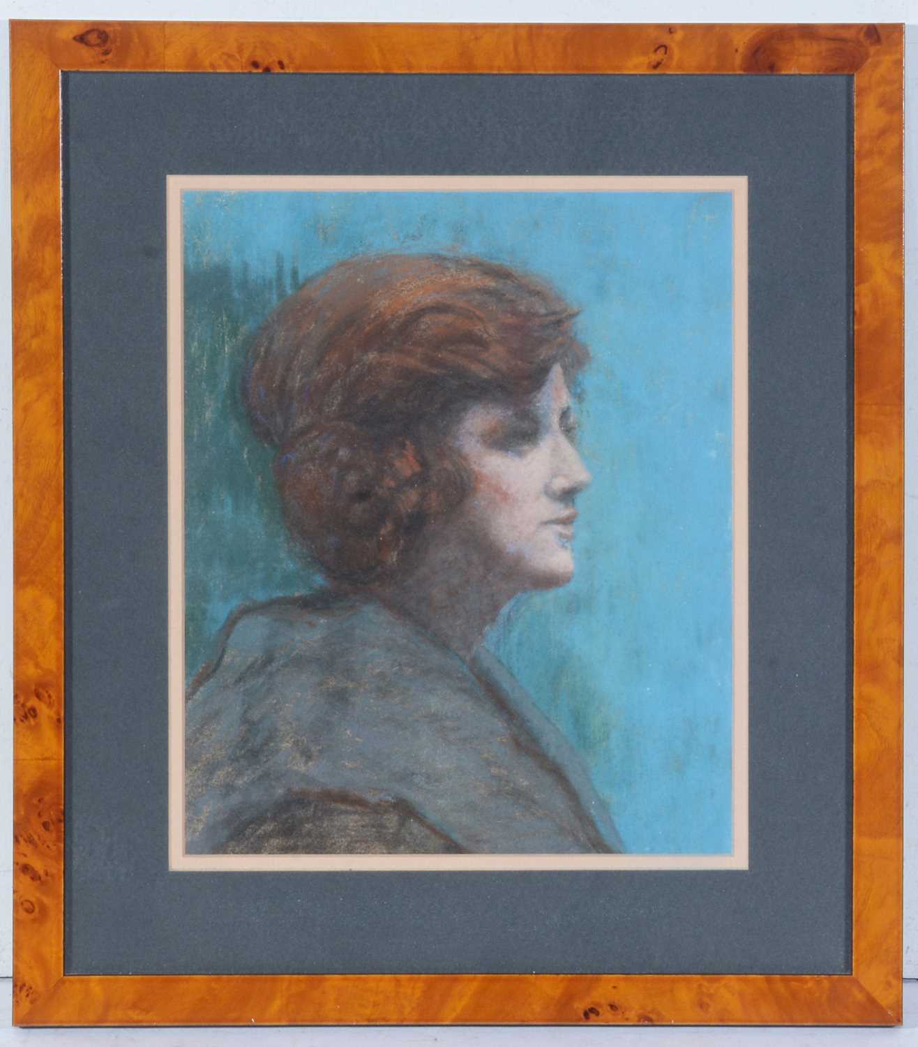 British School, 20th Century - pastel