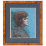 British School, 20th Century - pastel