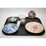 A selection of Chinese and Japanese ceramics.