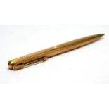 A 9ct yellow gold Parker propelling pencil,