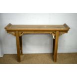 A Chinese hardwood altar table