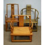 A selectin of Chinese chairs.