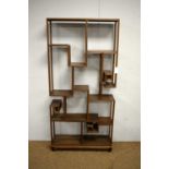 Chinese hardwood display shelves/room divider