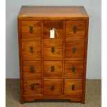 A Chinese hardwood chest