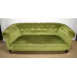 A Victorian Chesterfield sofa.