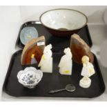 A selection of decorative wares, including: Royal Worcester figure