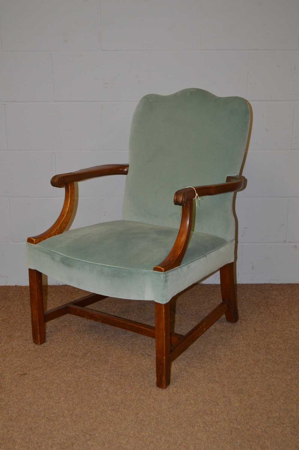 An early 20th Century mahogany armchair. - Image 3 of 3
