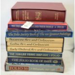 A selection of Folio Society art history and other books.