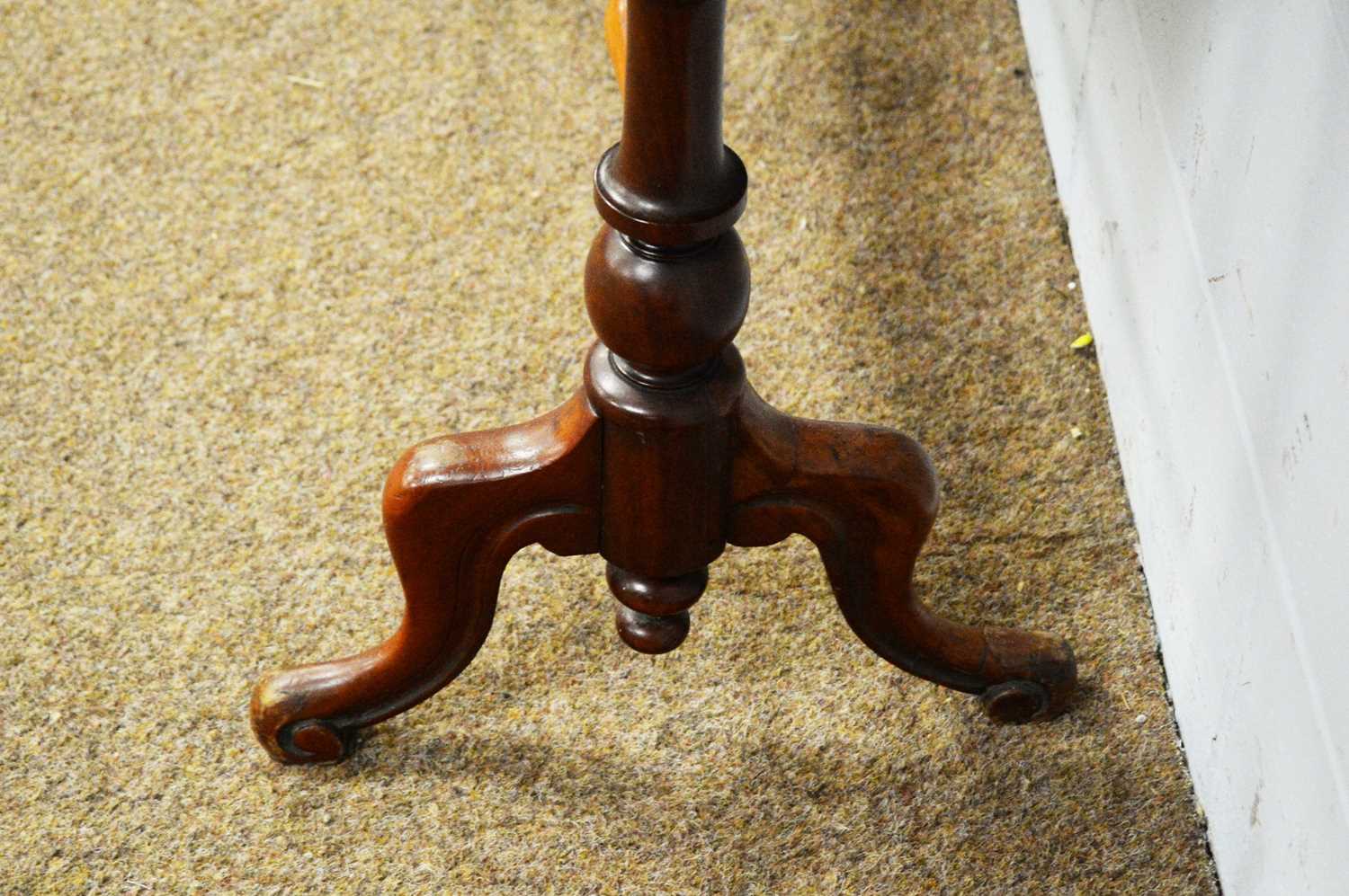 A Victorian mahogany hall table. - Image 3 of 4