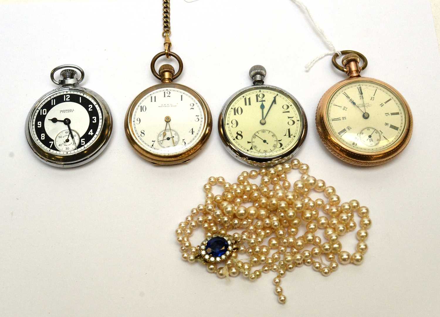 Four pocket watches