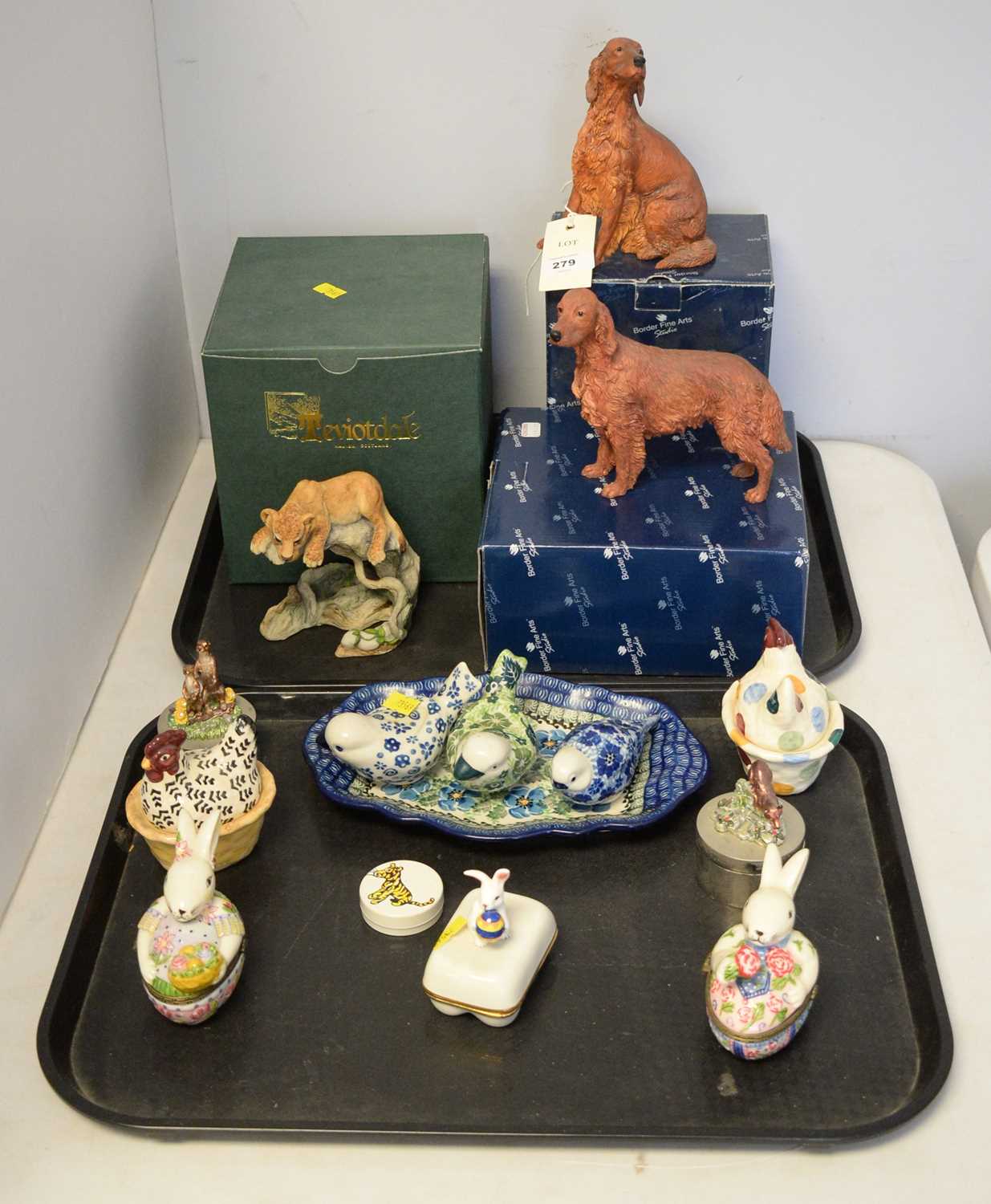 A selection of animal figures.