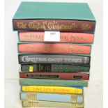A selection of Folio Society Christmas books, various.