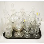 A selection of glass wares.