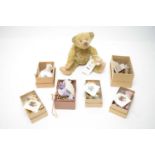 A collection of five Teddy Bears of Witney collectors' teddy bears, and two others.