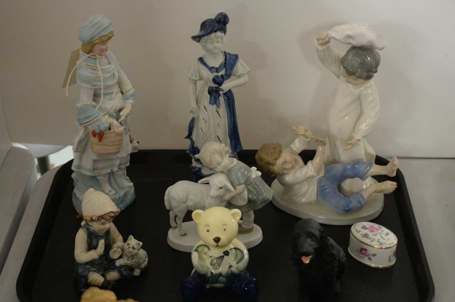 A selection of ceramic and resin decorative figures. - Image 2 of 3