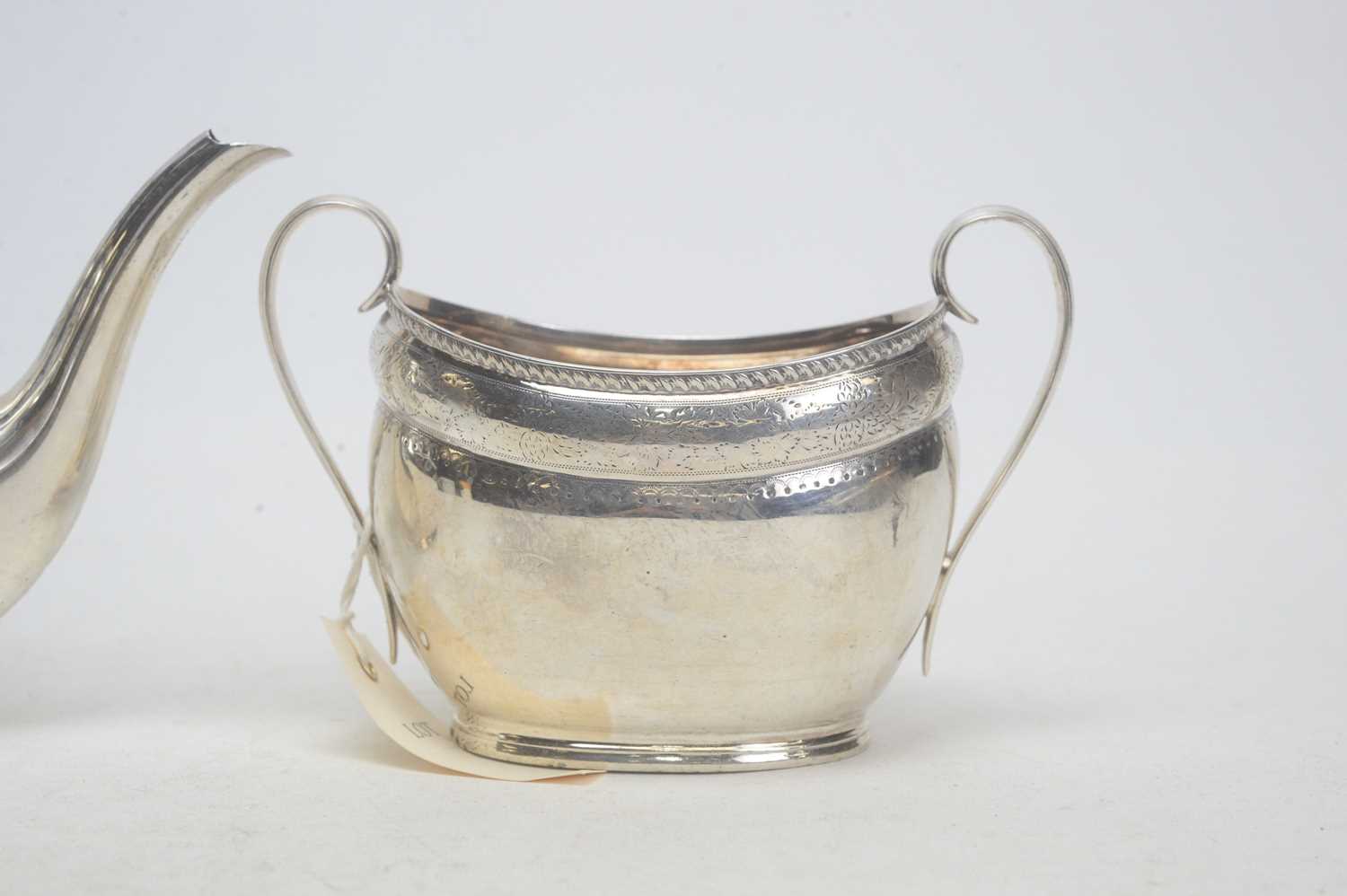 A silver tea service, by Atkin Brothers, - Image 6 of 7