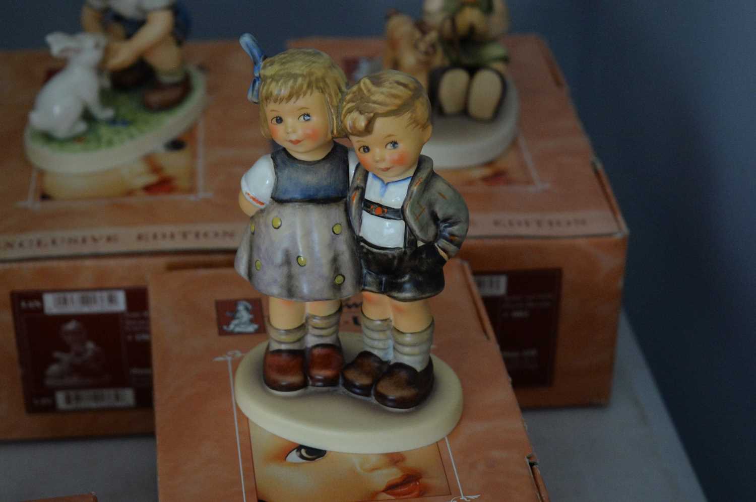 A collection of Goebel Hummel Club Exclusive Edition figures of children. - Image 2 of 3