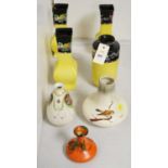 A selection of Shelley vases, various.