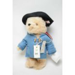 A Steiff limited edition Paddington Bear teddy bear.
