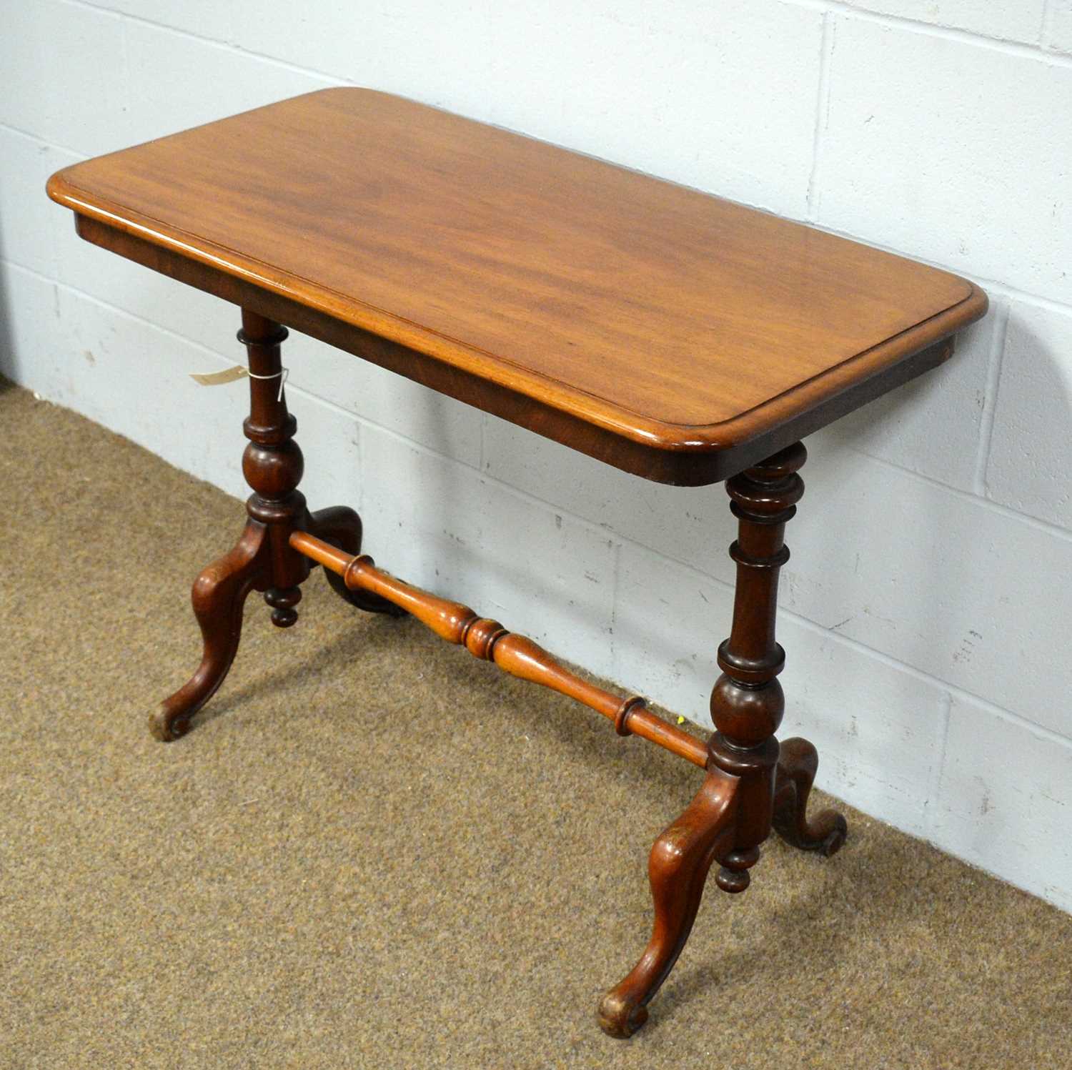 A Victorian mahogany hall table. - Image 2 of 4