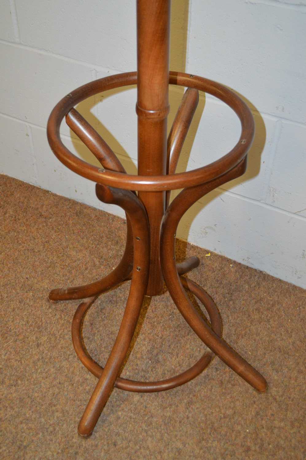 A mid-20th Century bentwood hat & coat stand. - Bild 2 aus 3