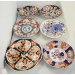 A selection of Japanese Imari plates.