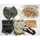 A selection of lady's bags and costume.