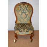 A Victorian easy chair.